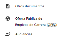 Oferta Pública de Empleos de Carrera (OPEC)